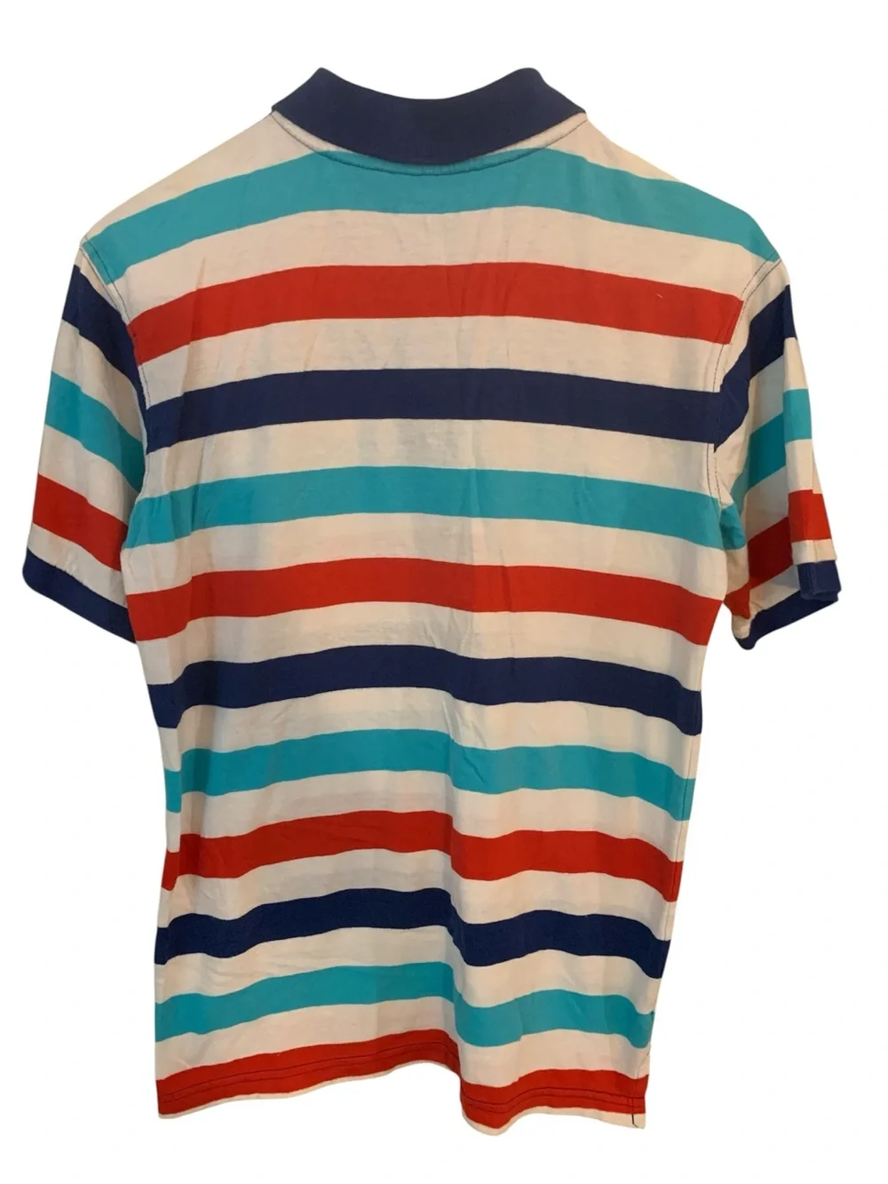 The Children's Place Striped Polo - White, Navy, Red, Teal